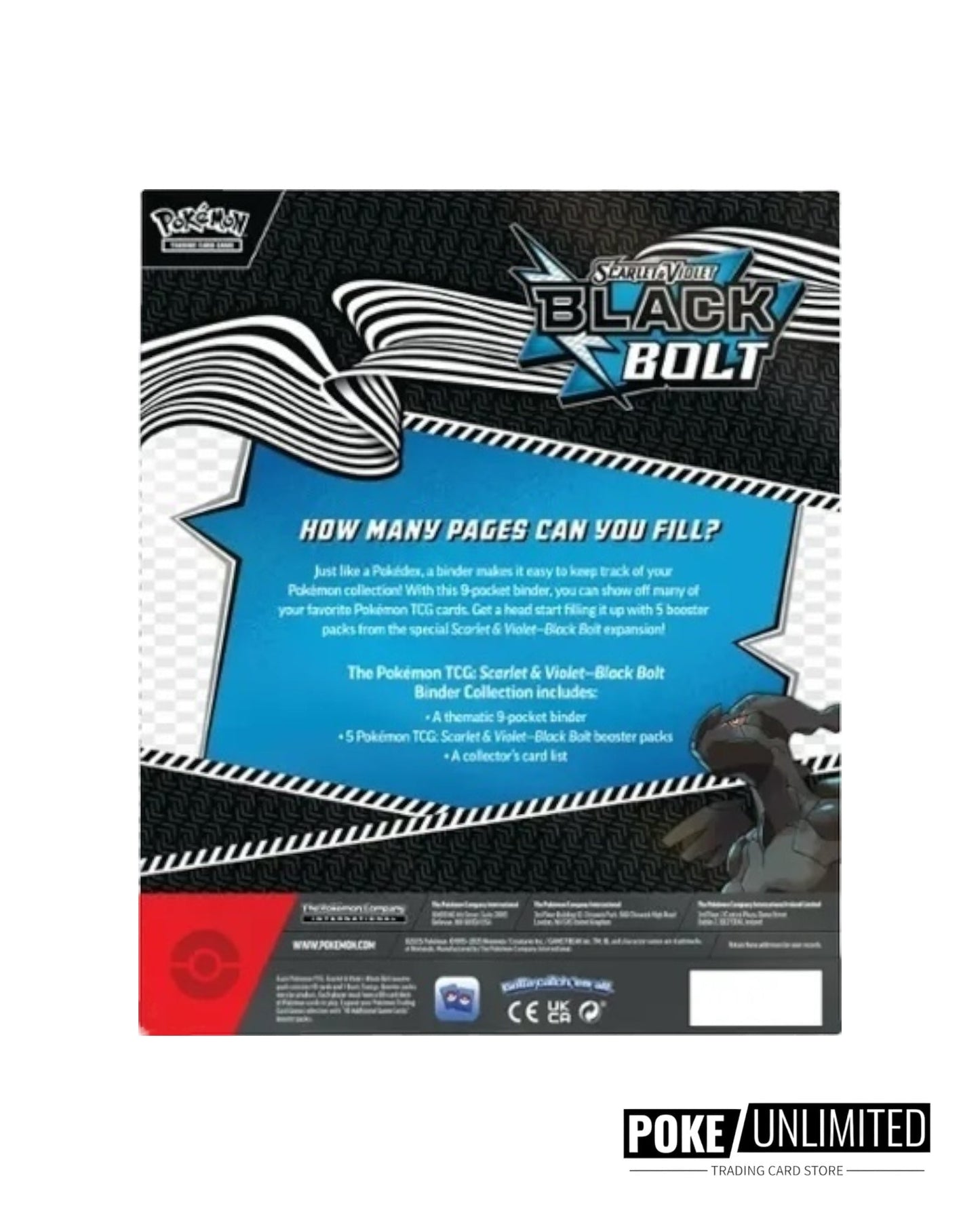 Pokémon TCG: Black Bolt Binder Collection