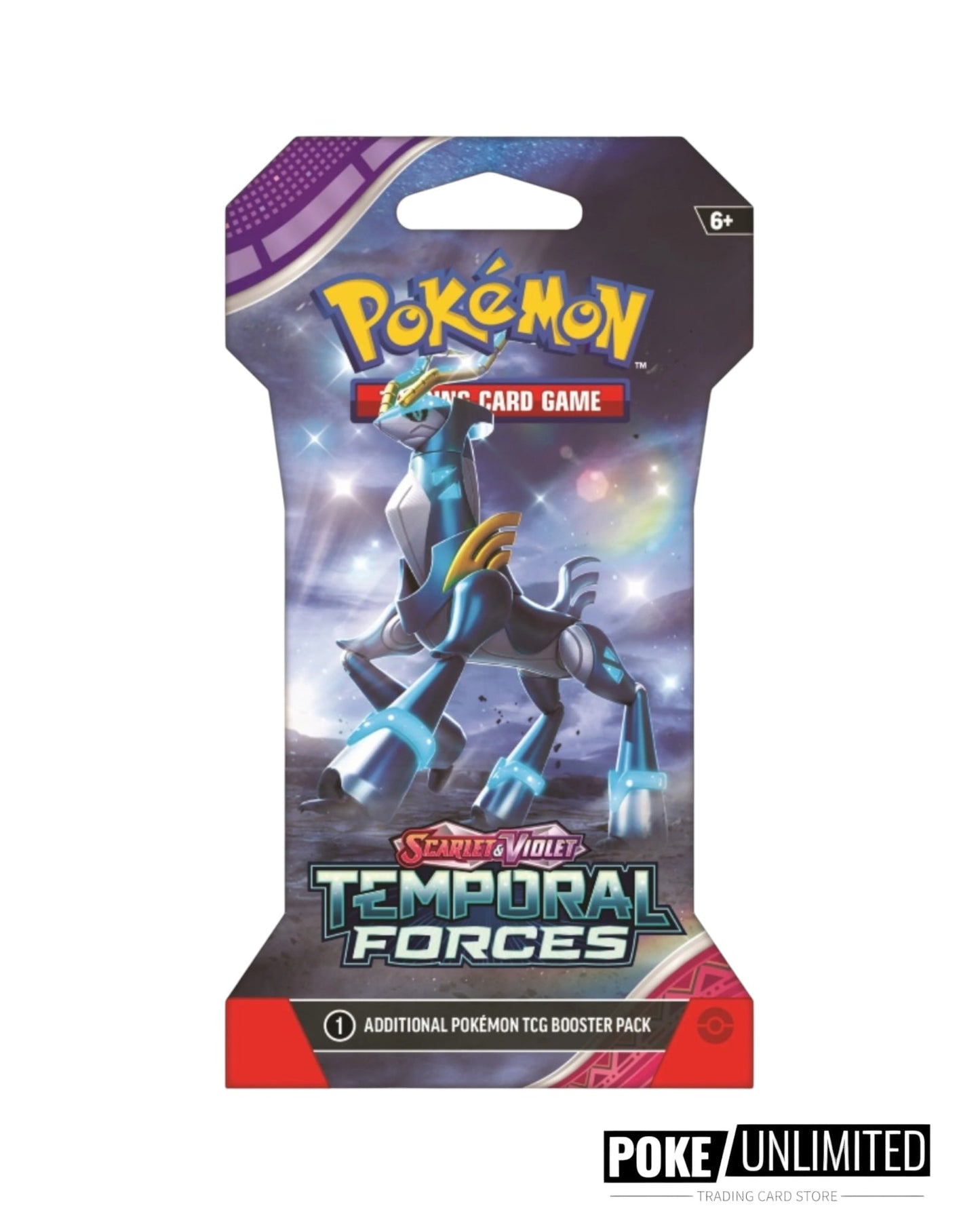 Pokémon TCG: Scarlet & Violet - Temporal Forces Sleeved Booster Pack Case