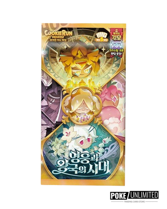 CookieRun Braverse TCG: The Age of Heroes and Kingdoms Booster Box (Korean)