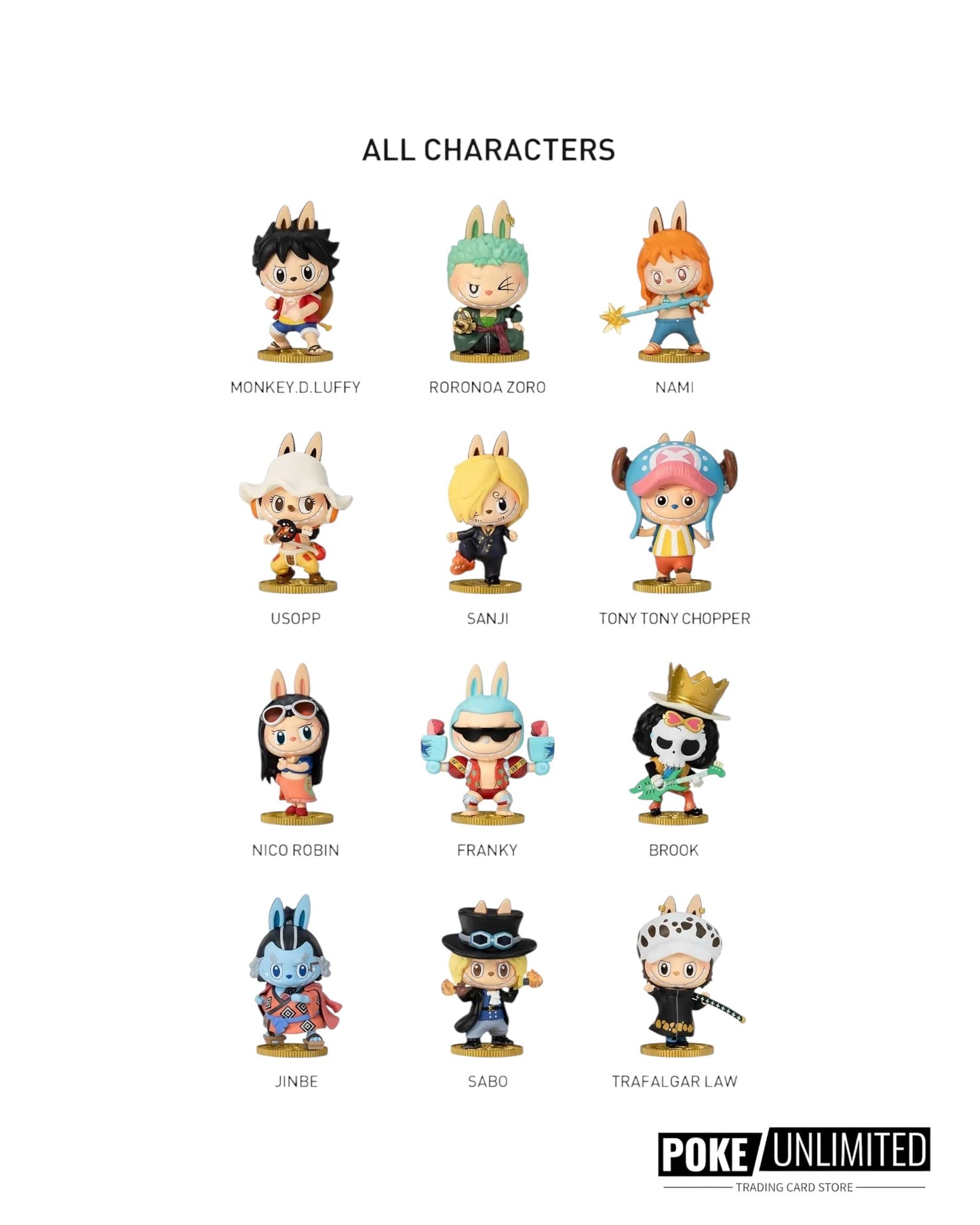 Pop Mart: THE MONSTERS x One Piece Series Figures Blind Box