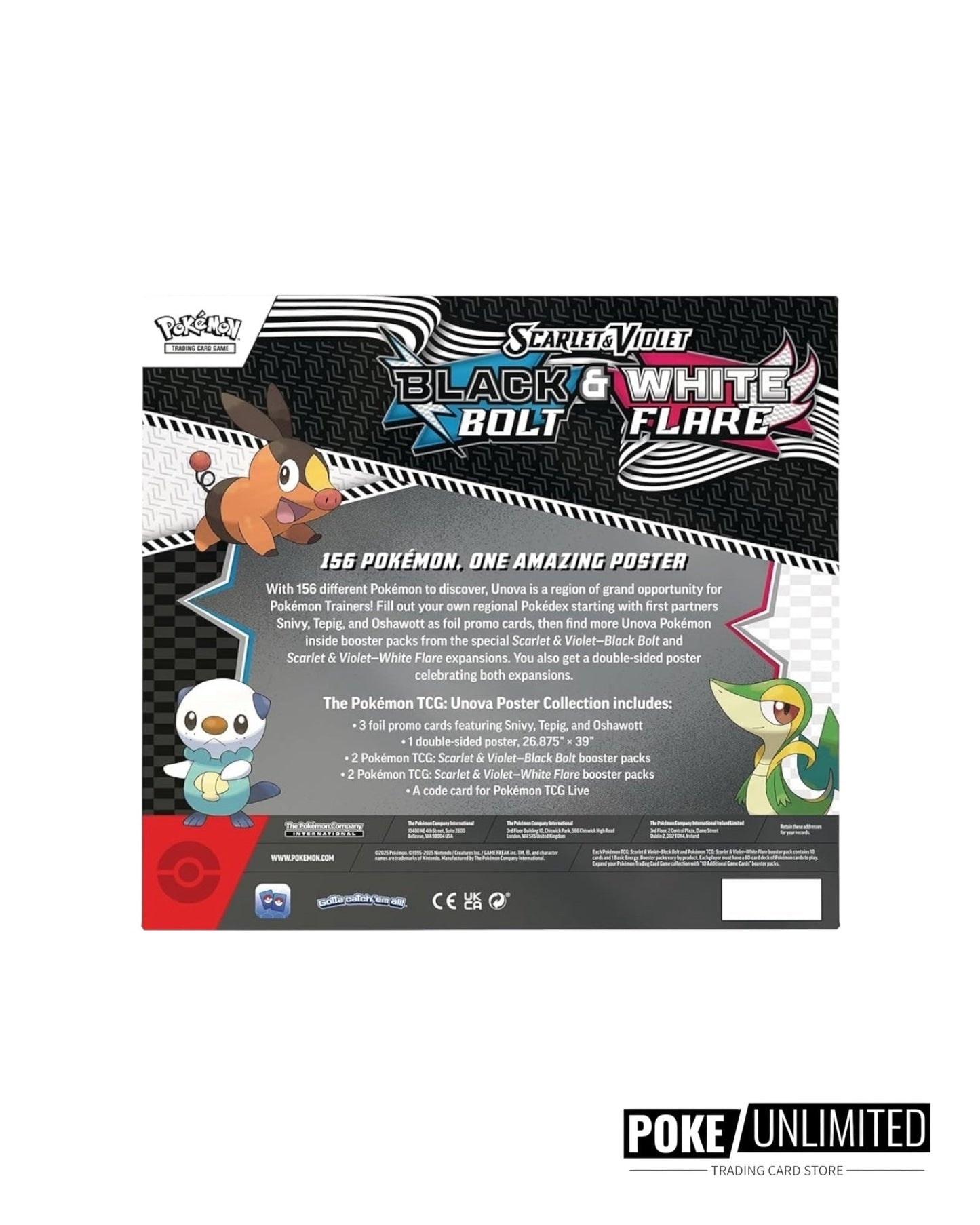 Pokémon TCG: Scarlet & Violet - Unova Poster Collection