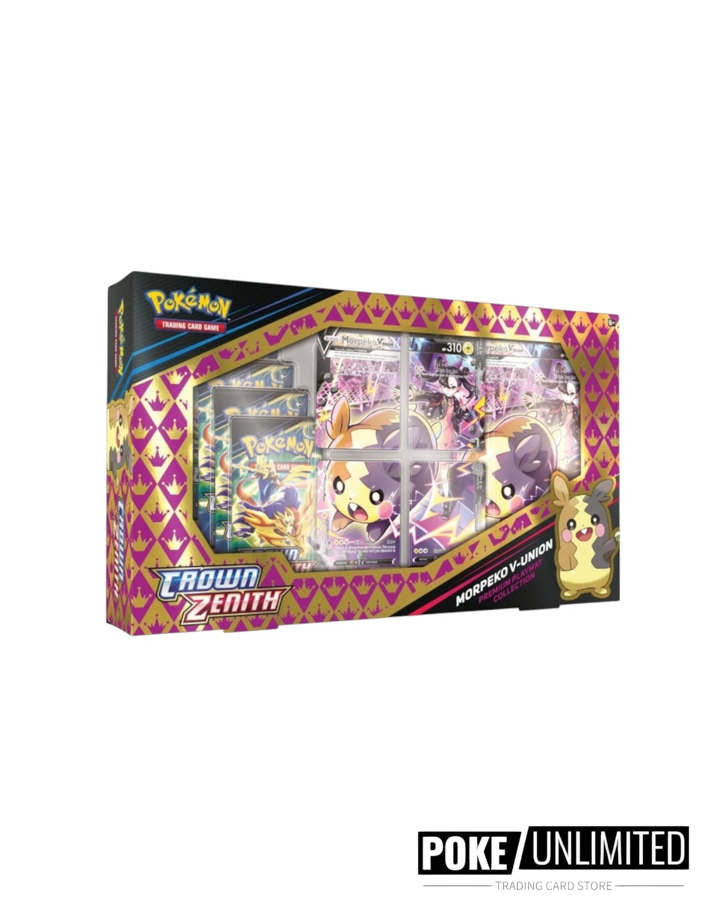 Pokémon TCG: Crown Zenith Morpeko V-Union Playmat Premium Collection