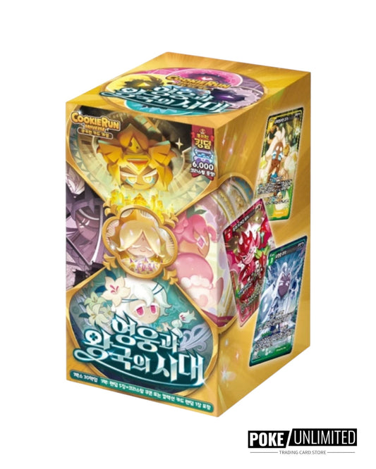 CookieRun Braverse TCG: The Age of Heroes and Kingdoms Booster Box (Korean)