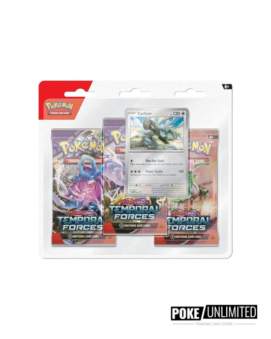 Pokémon TCG: Scarlet & Violet - Temporal Forces 3 Pack Blister