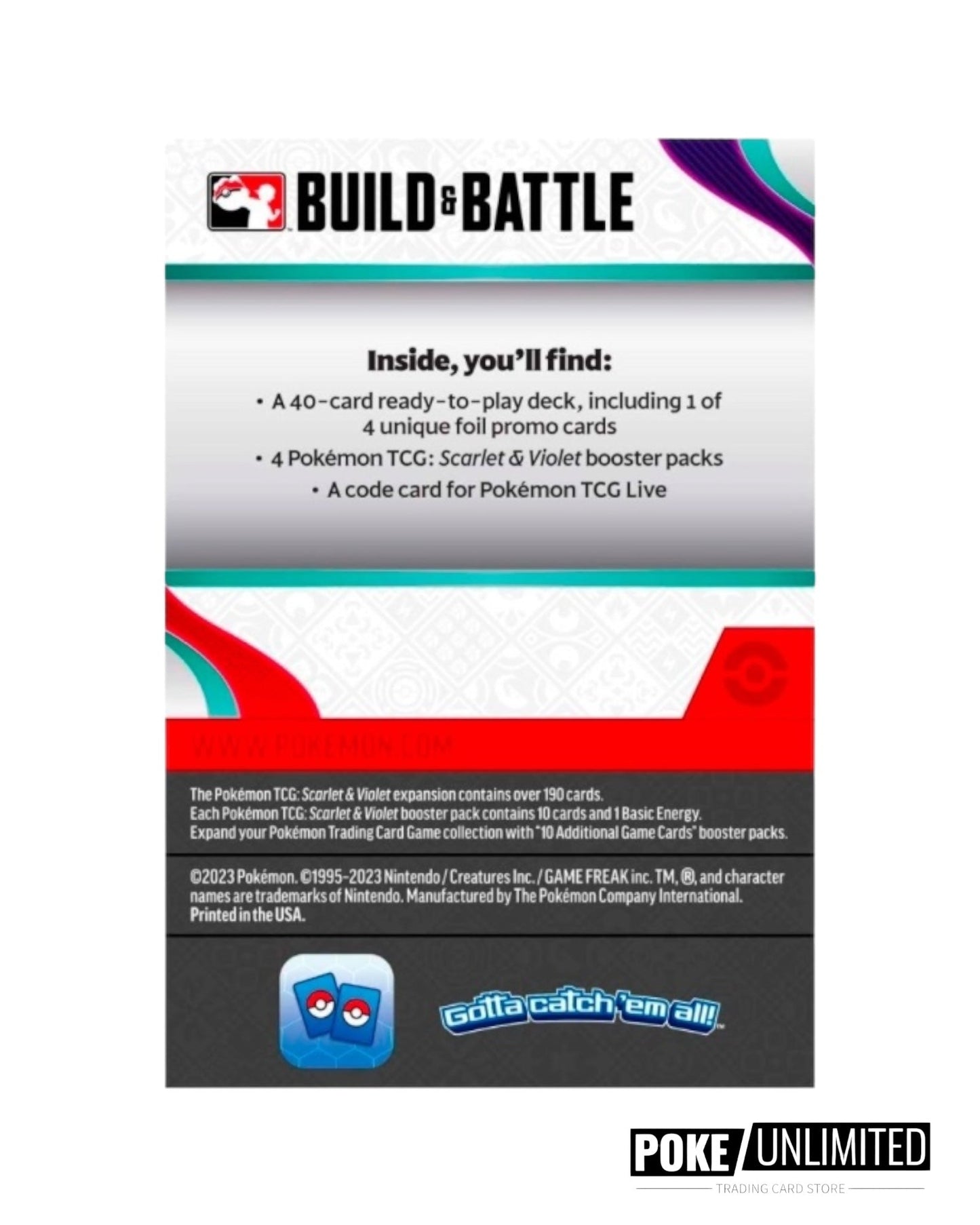 Pokémon TCG: Scarlet & Violet Build and Battle Box
