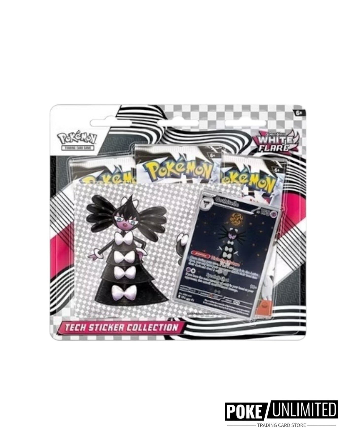 Pokémon TCG: White Flare 3-Pack Tech Sticker Collection