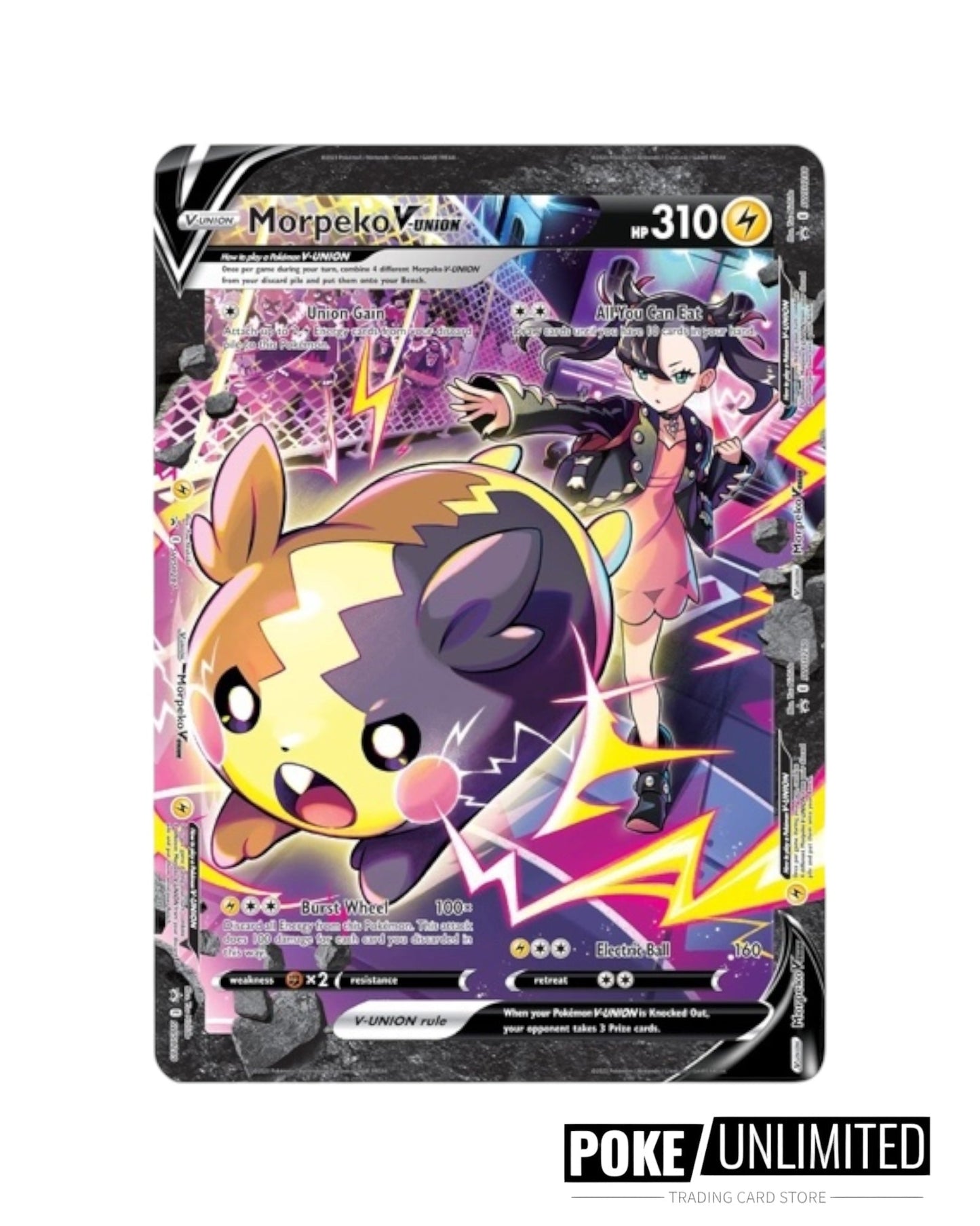 Pokémon TCG: Crown Zenith Morpeko V-Union Playmat Premium Collection