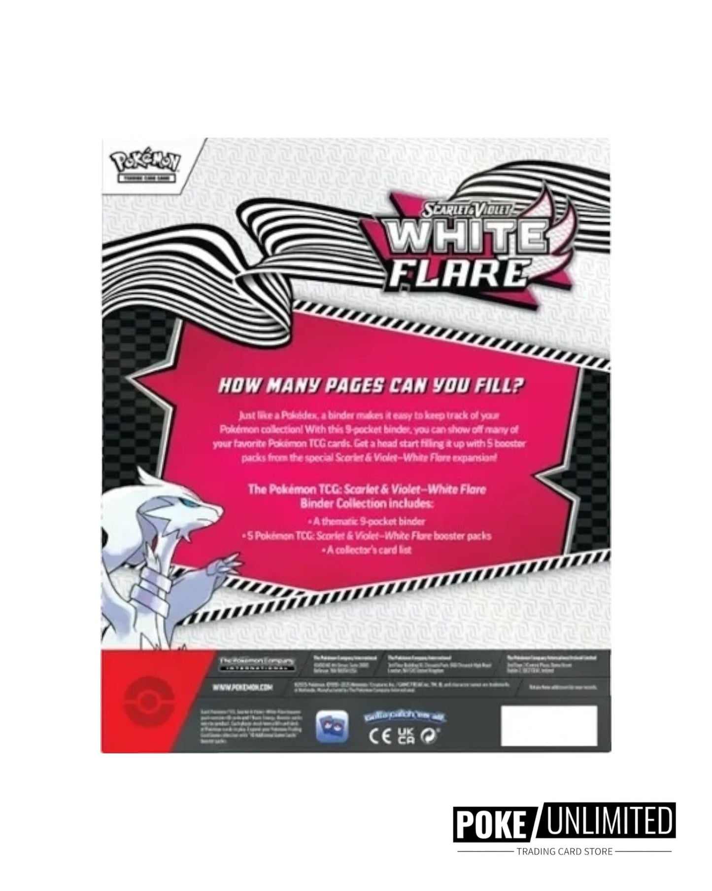 Pokémon TCG: White Flare Binder Collection